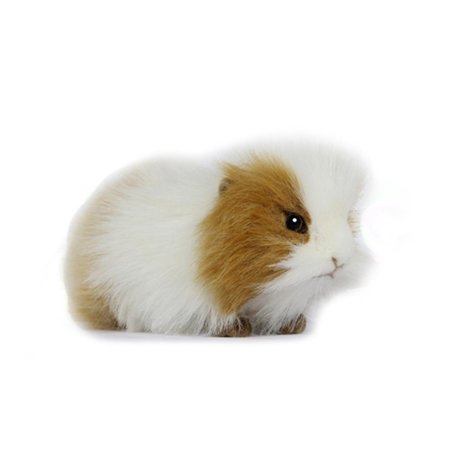 HANSA 8 in. Plush Guinea Pig Plush ToysBrown & White 7319